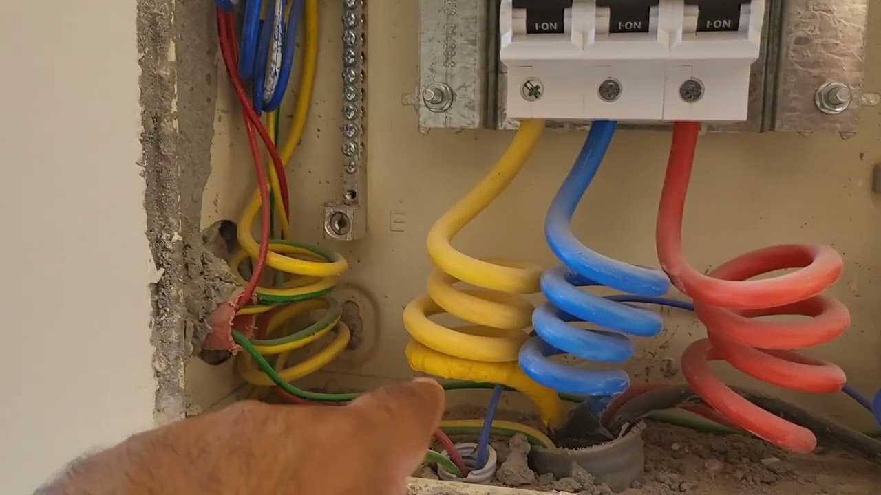 شرح مبسط للوحة توزيع الكهرباء