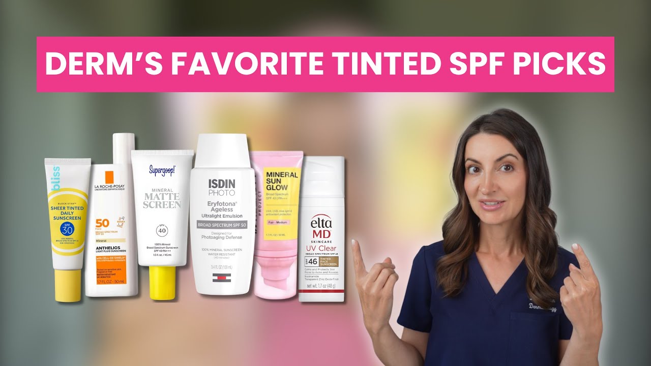 Dermatologist Explains Why Tinted SPF Matters | Best Mineral Tinted Sunscreens for Hyperpigmentation
