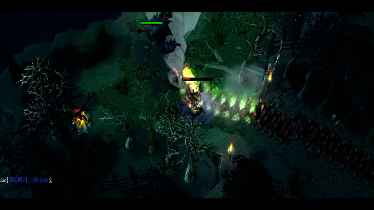 DotA WoDotA LIna low hp izi  Vol 1