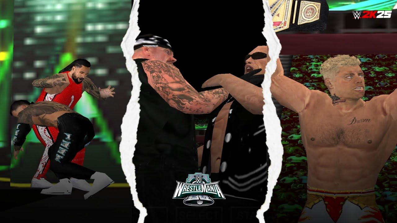 WWE 2K25 PSP : WRESTLEMANIA 40 STORYLINE GAMEPLAY 