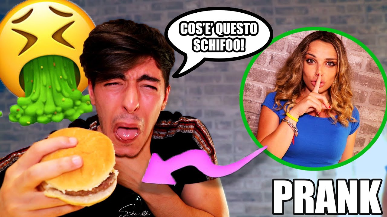 LA MIA RAGAZZA CUCINA MALISSIMO PER VEDERE LA MIA REAZIONE..- SCHERZO! *CHE SCHIFO'*