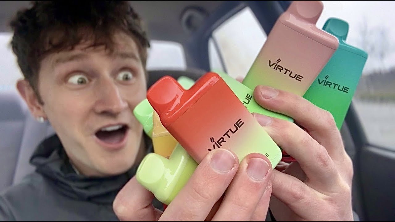 Trying EVERY Vape Flavor! (Virtue Bars)