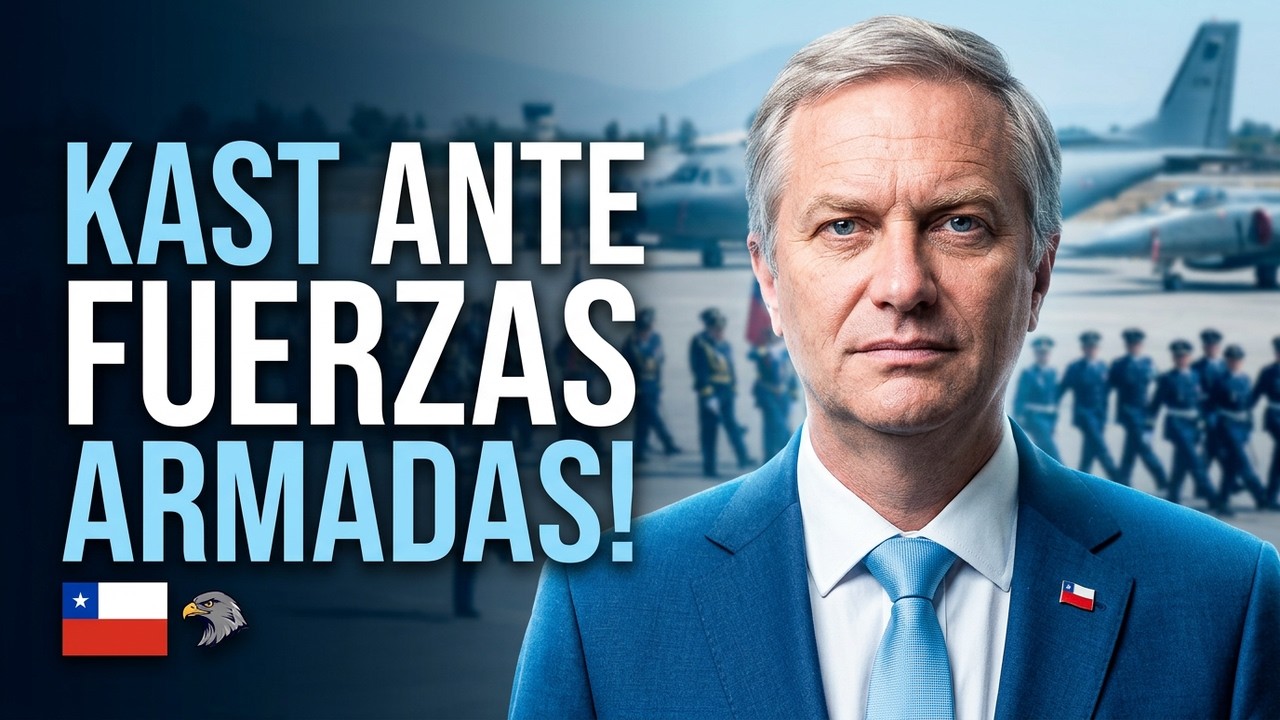 EL IMPONENTE PASO de KAST frente a la FUERZA A&Eacute;REA de CHILE 🇨🇱