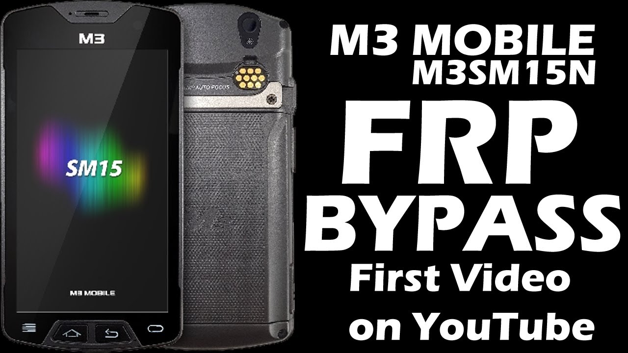 Google Account Bypass M3 Mobile M3SM15N FRP Bypass Without PC