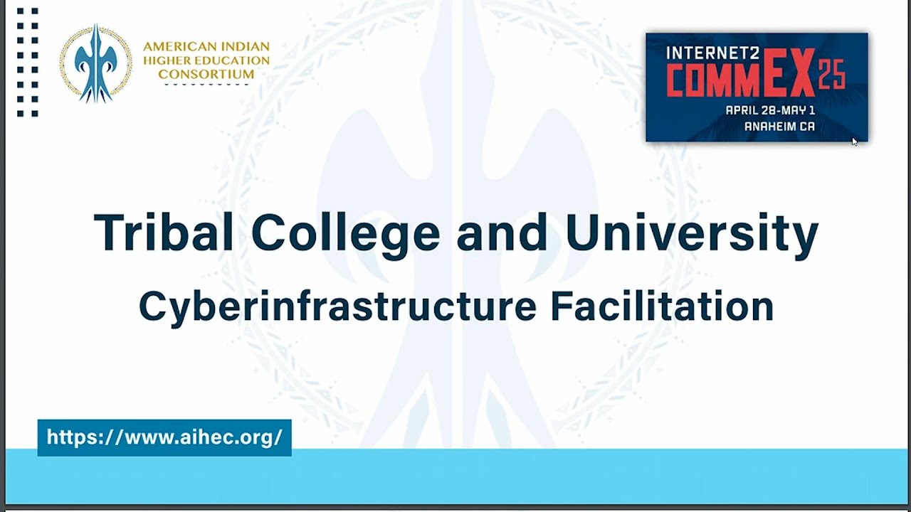 Tribal College and University TCU Cyberinfrastructure Facilitation