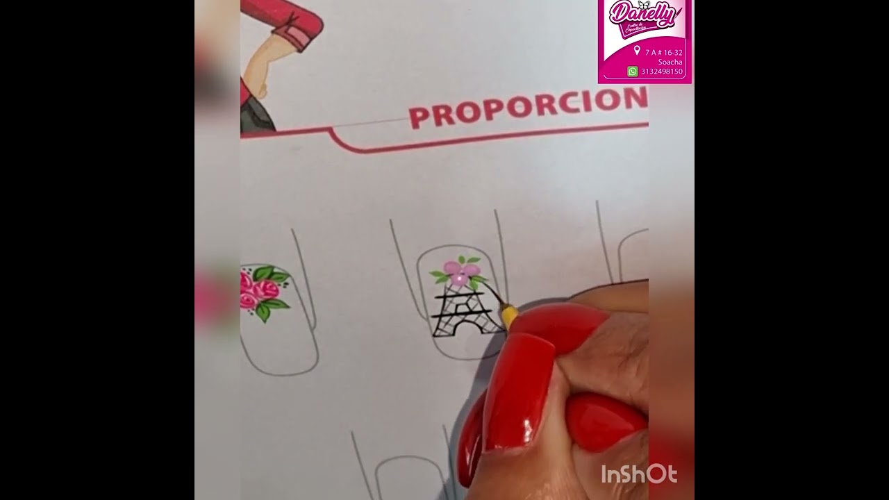 clase #18 decorando uñas Vintage