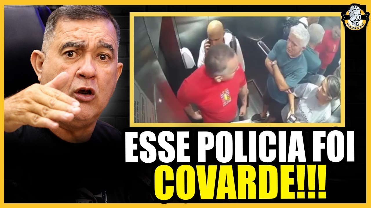 ABSURDO! POLICIAL CIVIL AGR1DE IDOSO EM ELEVADOR!