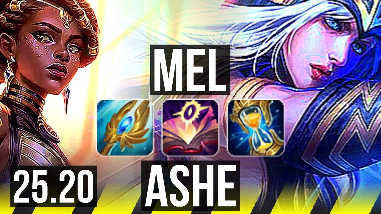 MEL & Maokai vs ASHE & Rakan (ADC) | Legendary | KR Master | 25.20