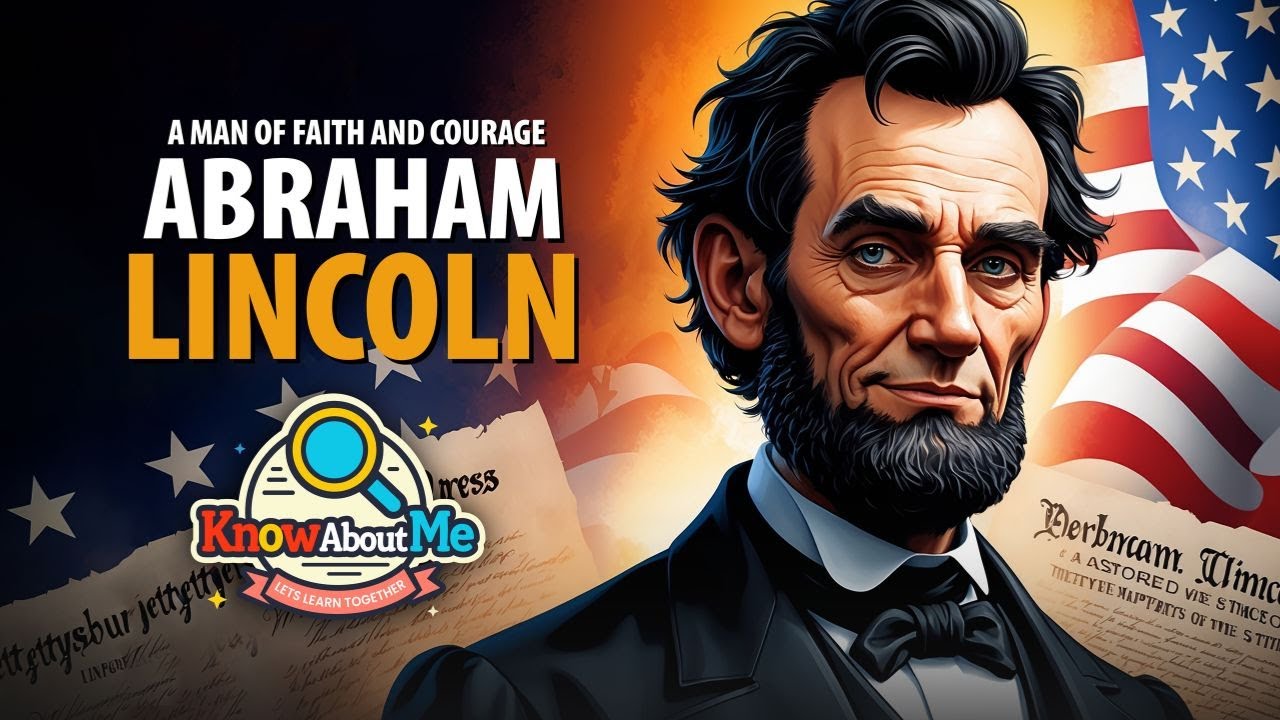 The Man of Faith and Courage | Abraham Lincoln #knowaboutme #kidslearning #kidsvideo #kids