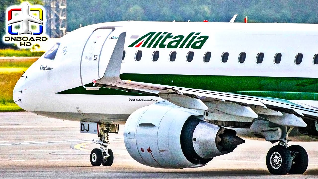 TRIP REPORT | Last Flight with Alitalia! | Alitalia E190 | Madrid to Rome Fiumicino