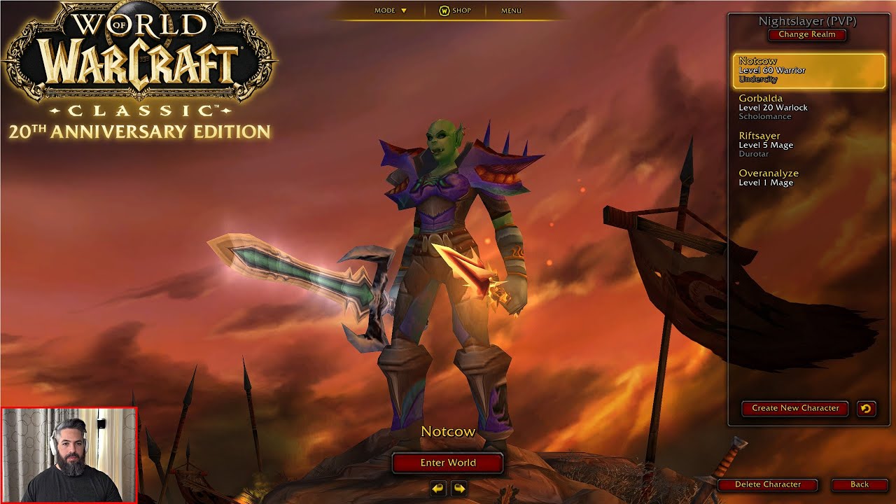 🔴 ‐who‐ Horde NAXXRAMAS Prog Raid Main Tank (SAPPH & KT??) | Classic Anniversary WoW