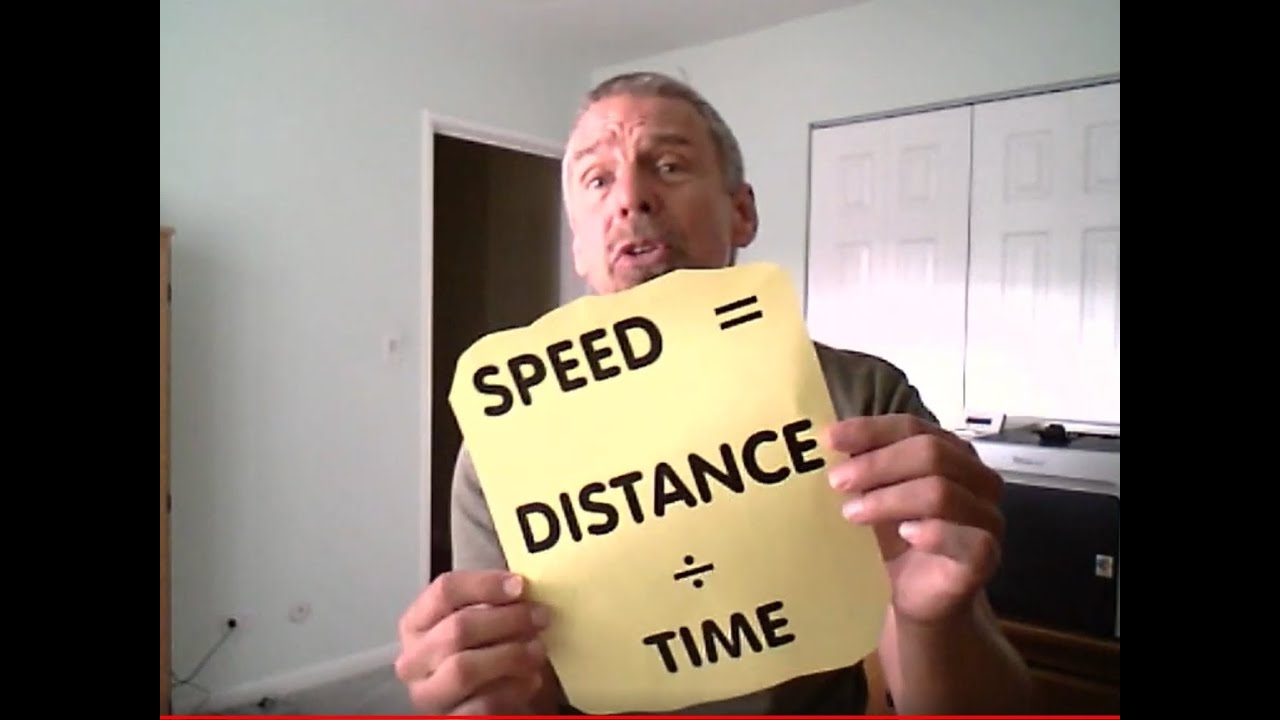 Speed Is Distance Over Time (Velocity and Acceleration Song) - With closed captions!