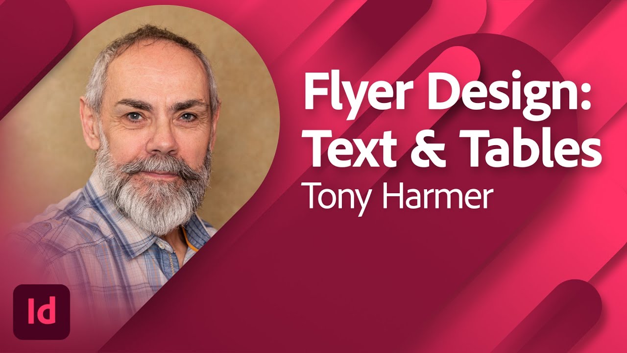 Making a Flyer with InDesign and Photoshop Part 2 - with Tony Harmer @TheDesignNinja