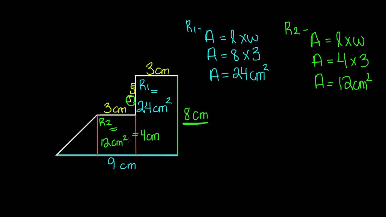 Area of Irregular Shapes -7th Grade Math