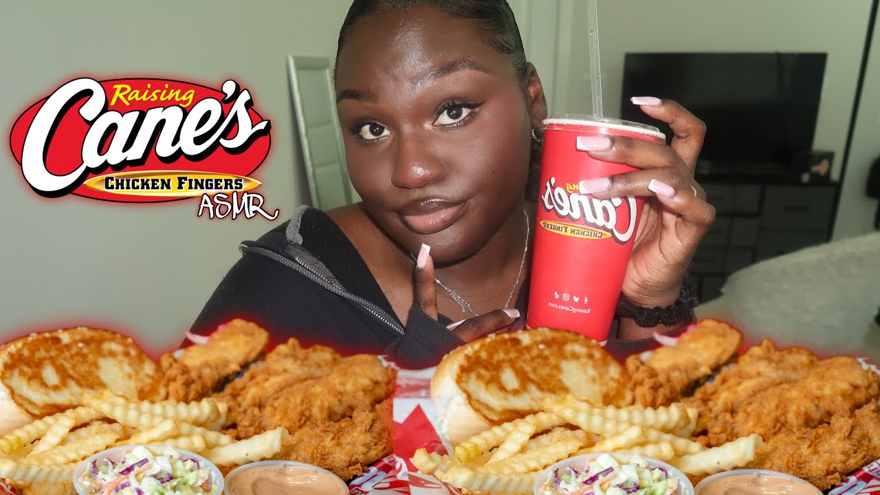 ASMR MUKBANG: Trying RAISING CANE'S For The First Time!! **is it worth the hype??**