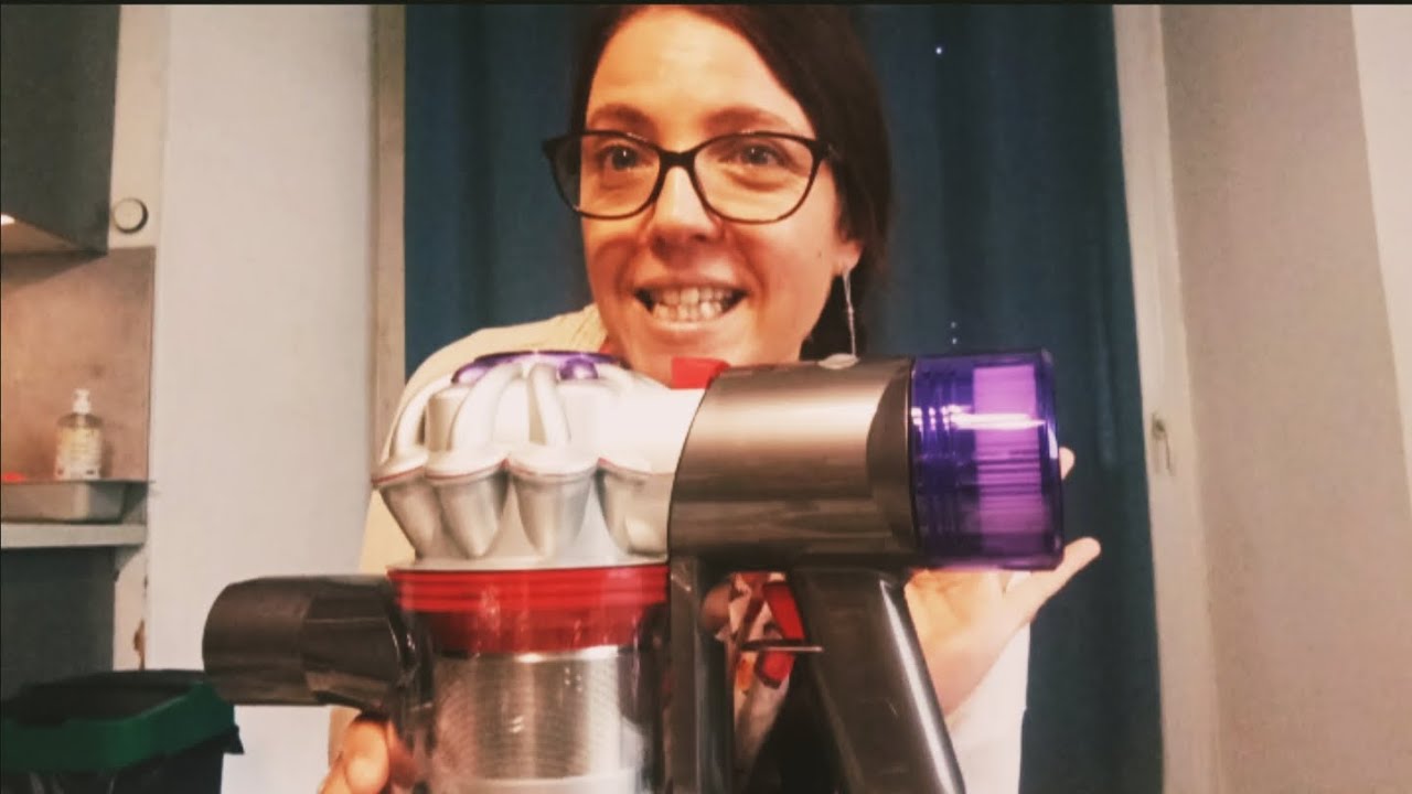 ⭐Je teste le DYSON V8⭐J'ai enfin un aspirateur !!!😄#dyson #test #aspirateur