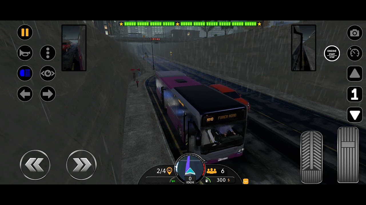 [Insane driving] Bus simulator : EVO Boston Route 3