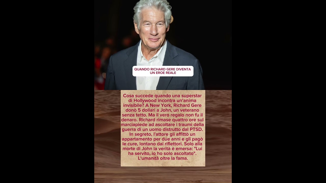 SOLO 5 DOLLARI? IL SEGRETO CHE RICHARD GERE HA NASCOSTO PER ANNI #dietroilsipario #fattiprofondi