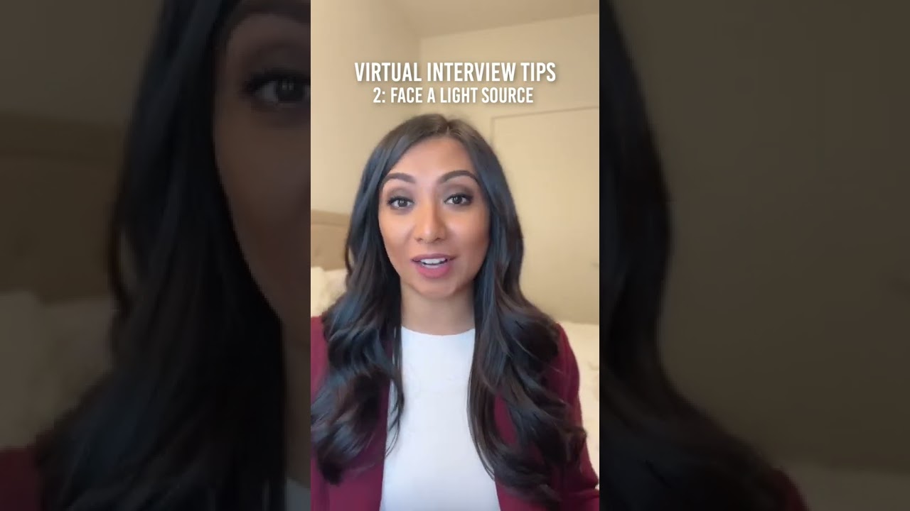 Virtual Interview Tips #Shorts