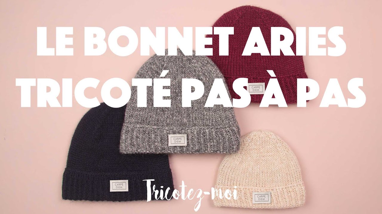 Tuto tricot bonnet Aries