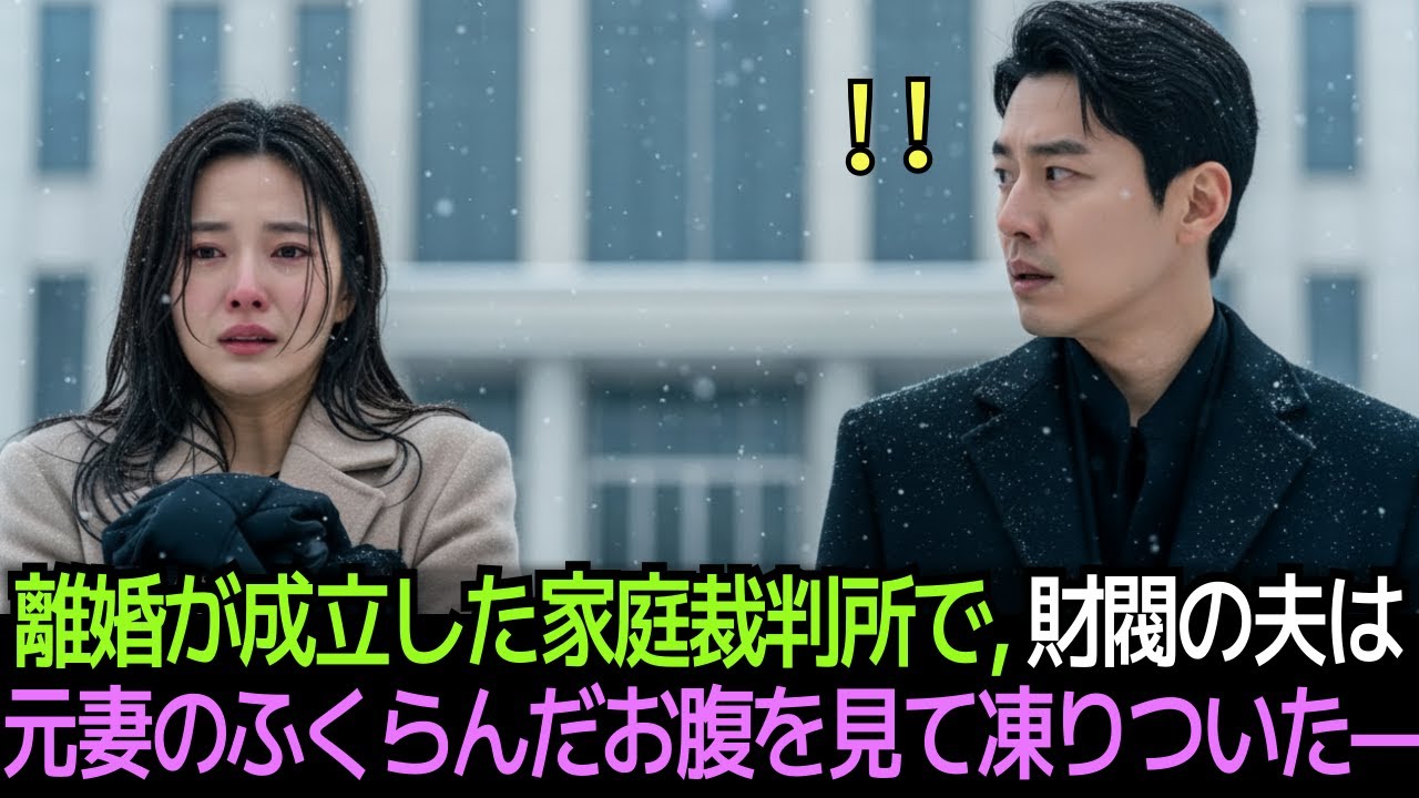 離婚が成立した家庭裁判所で、財閥の夫は元妻のふくらんだお腹を見て凍りついた——