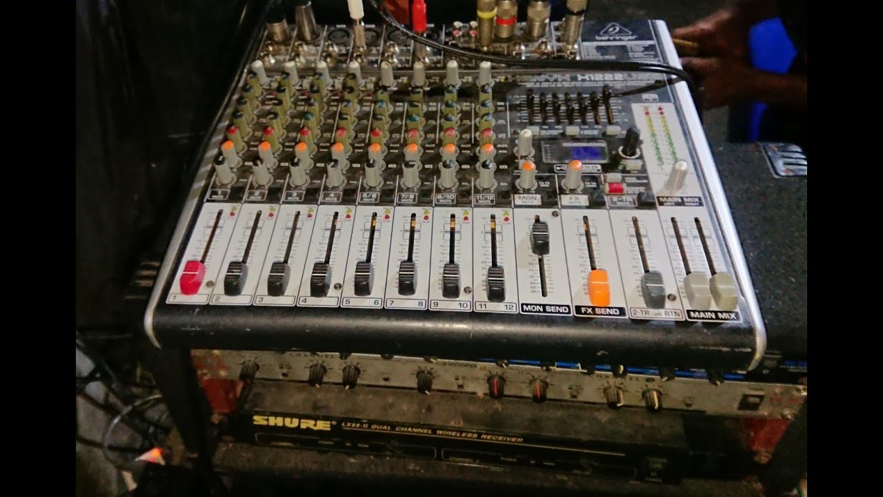 cek sound Cahaya Baru audio || mixer behringer x1222 || peavey cs4080 || Alesis microverb