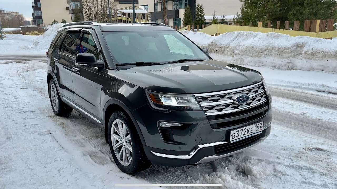 Ford Explorer, 2018, 249л.с.,полный привод , пробег 64500 км, один хозяин, обзор