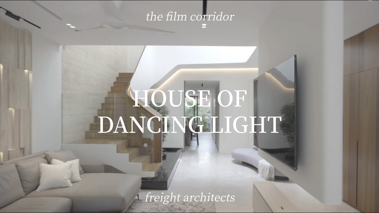 Inside a Spectacular Terrace House with Light and Curves in Singapore