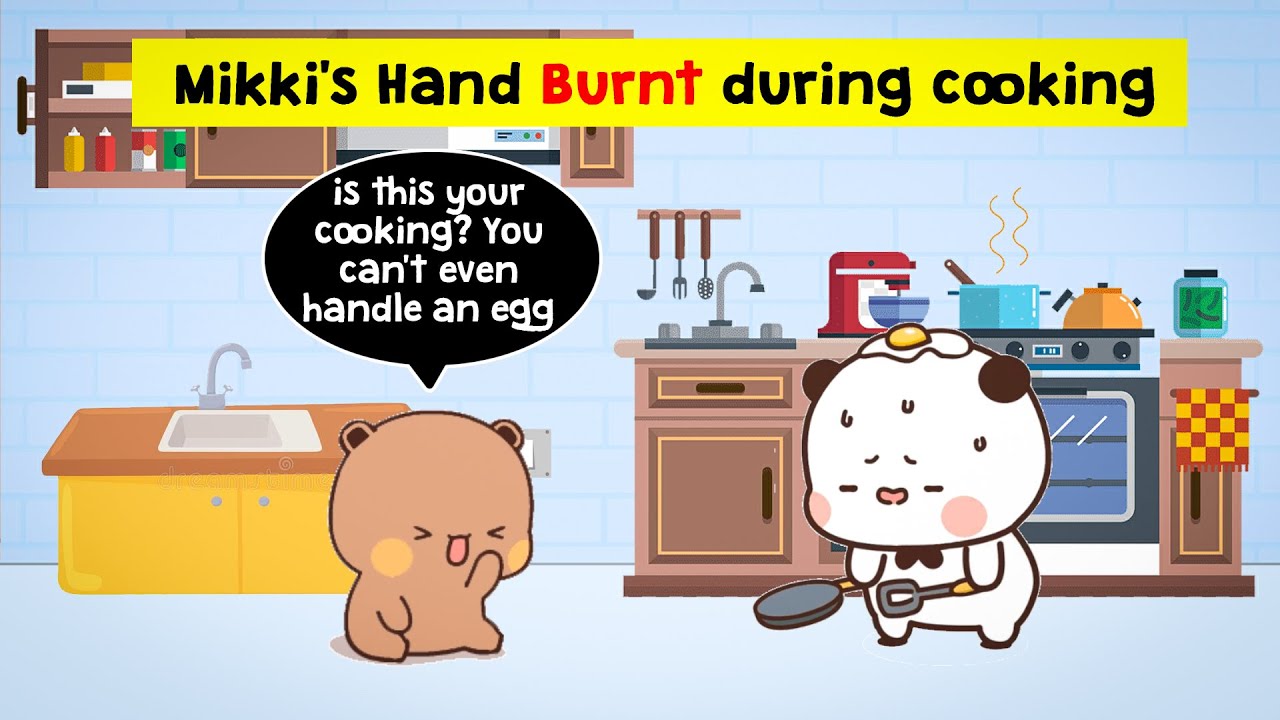 #BDC99 ▶Mikki hand got BURNT🔥✋ | BUBU DUDU Cuties | bubududu | peachgoma |milkmochabear