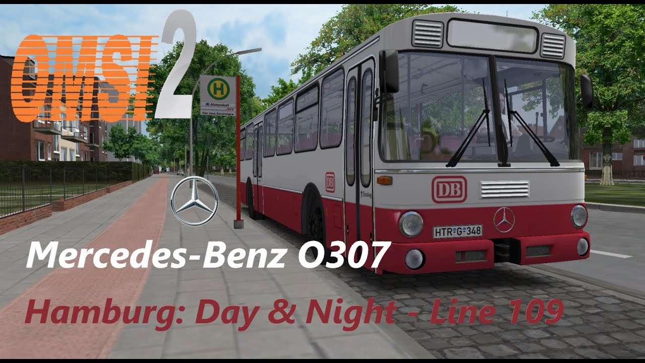 OMSI 2 / Mercedes-Benz 0307 / Hamburg: Day & Night - Line 109 Part 1