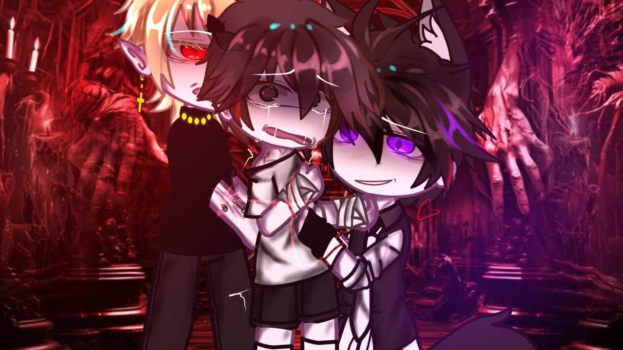 #Pov : Ma cà rồng và ma sói yêu tôi điên cuồng!?P2/Gachaclub/BL/#gacha#gachaclub#BL#dammy#xh