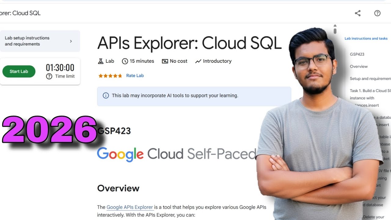 APIs Explorer: Cloud SQL Lab Solution | Google Cloud Skills Boost 2026