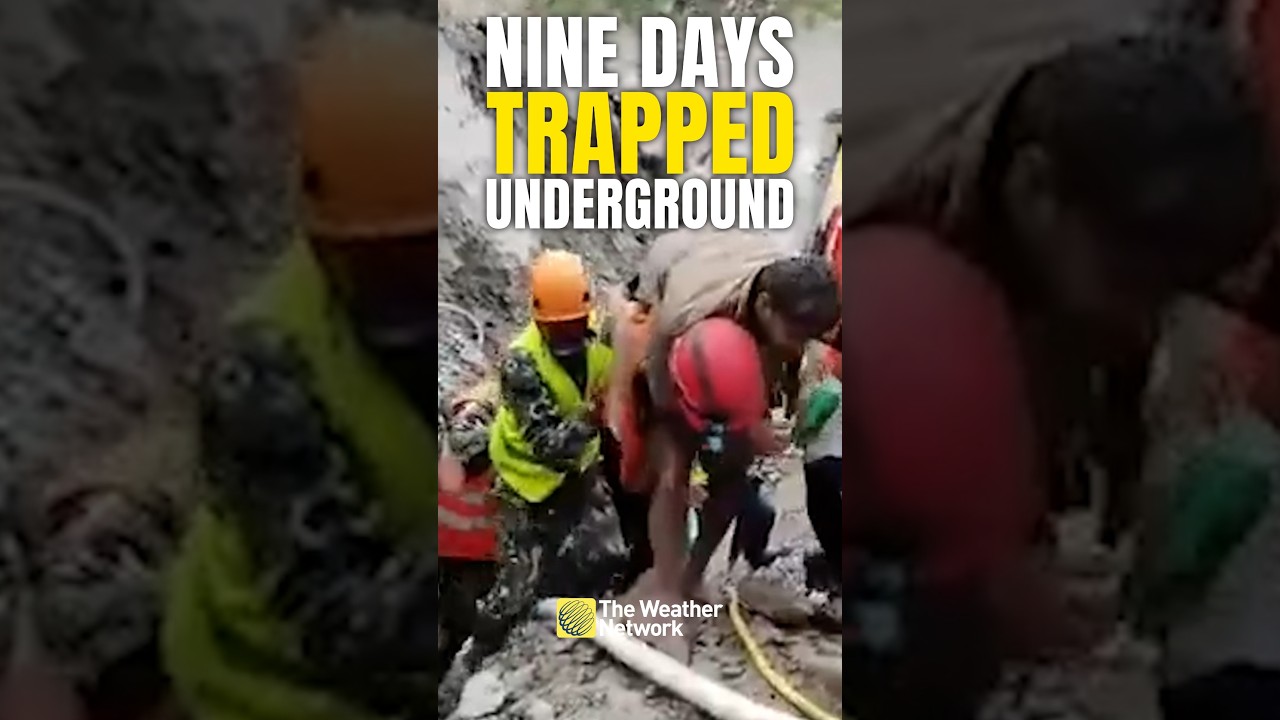 Rescued after 9 days underground in Nepal | #survivors