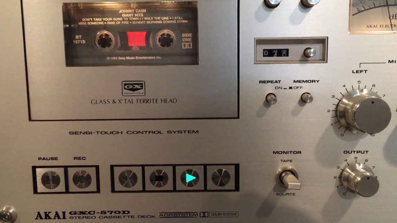 Akai GXC-570D Stereo Cassette Deck Tape Player Recorder Japan