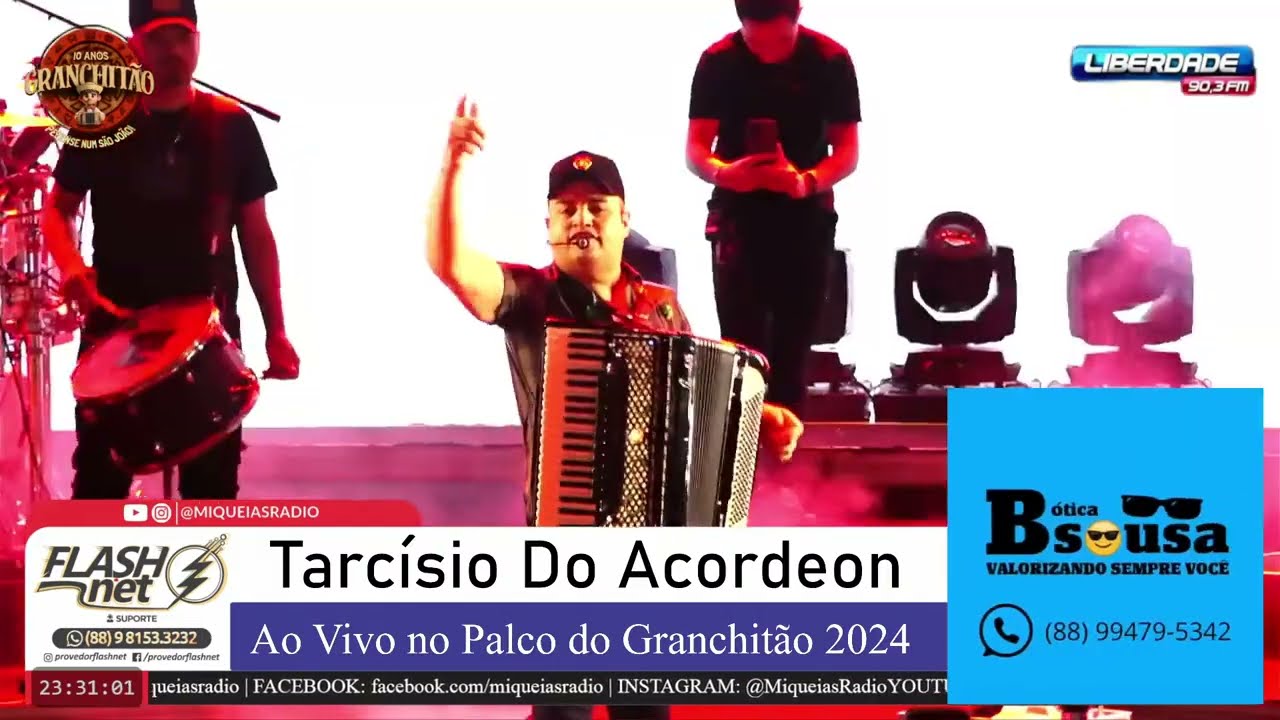 TARC&Iacute;SIO DO ACORDEON AO VIVO NO GRANCHIT&Atilde;O 2024