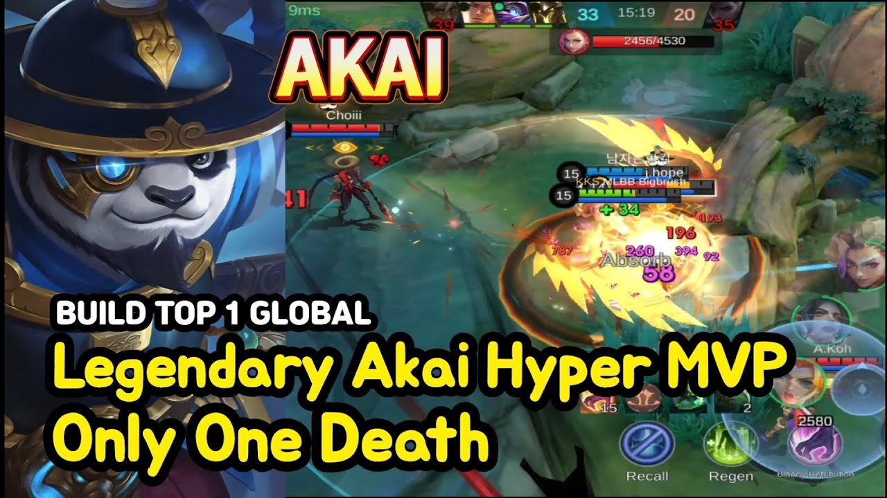 Akai (Mythical Glory): Hyper MVP Tank Jungle Domination | Рейтинговый игровой процесс MLBB