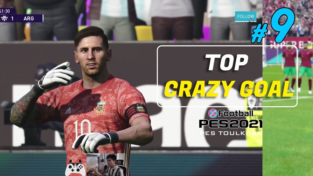PES 2021 - Messi / TOP CRAZY GOALS | HD | PES TOULKORK #9