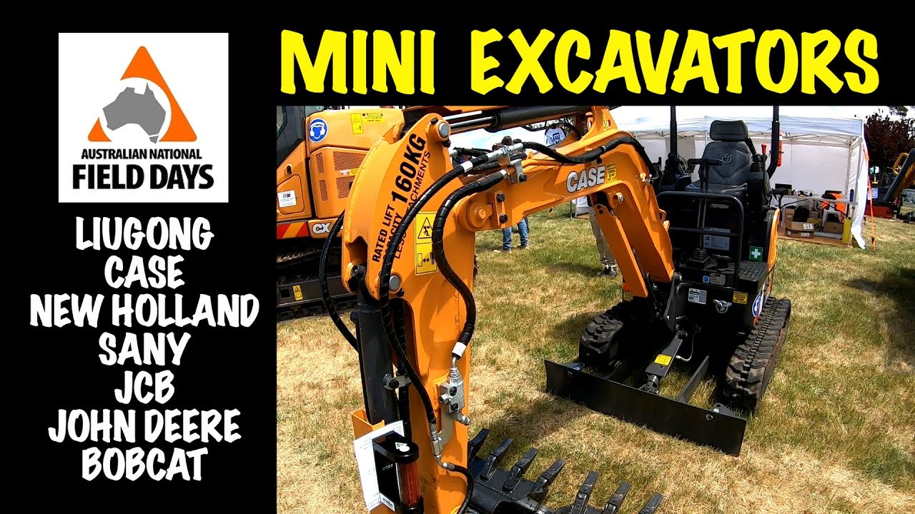 MINI EXCAVATORS - Australian National Field Days -  Orange 2023 #miniexcavator