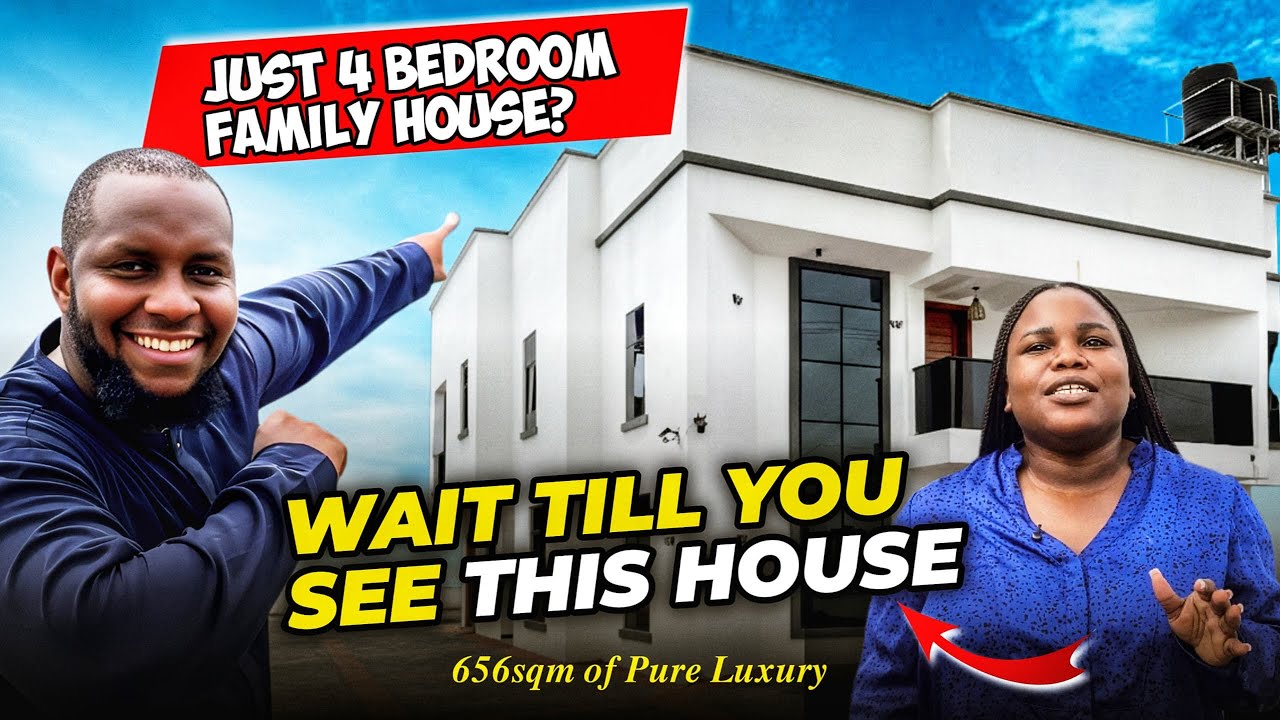 I toured this 4 Bedroom Family villa in Sangotedo Lekki, Lagos 