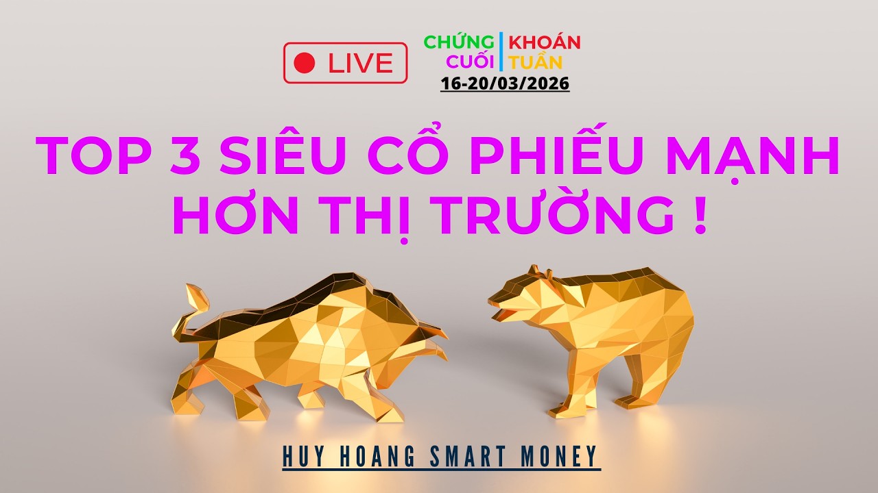 Chứng khoán Hôm Nay | Nhận định thị trường: Top 3 Siêu Cổ Phiếu Mạnh Hơn Thị Trường !