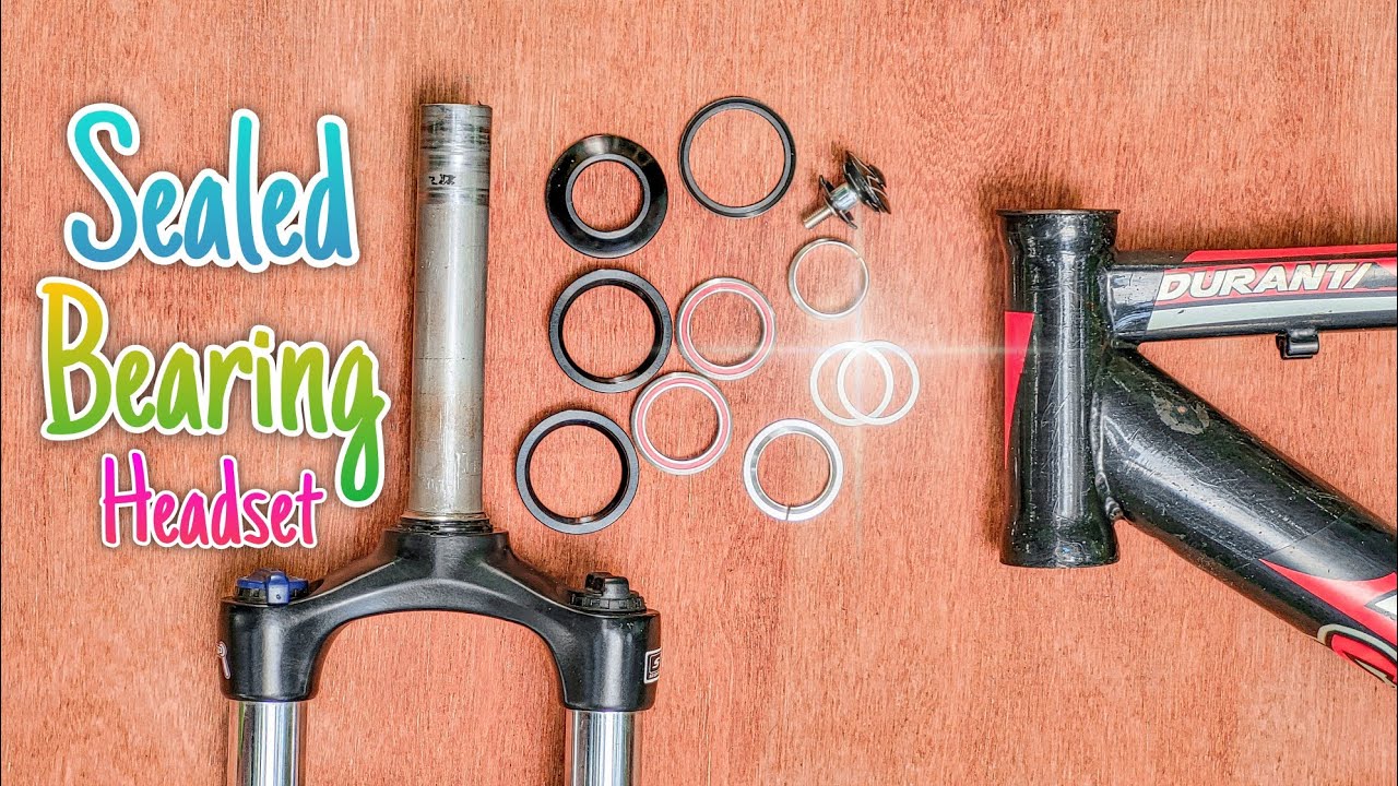 Sealed Bearing Headset Install | How To Install Threadless Headset @about_MTB
