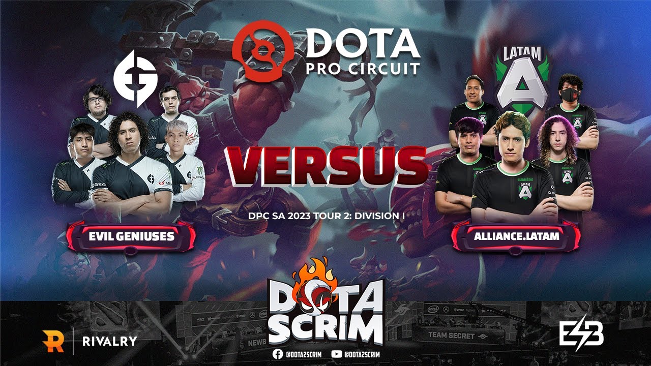 Evil Geniuses vs Alliance.LATAM - DPC SA 2023 Tour 2: Division I - Game Highlights - BO3