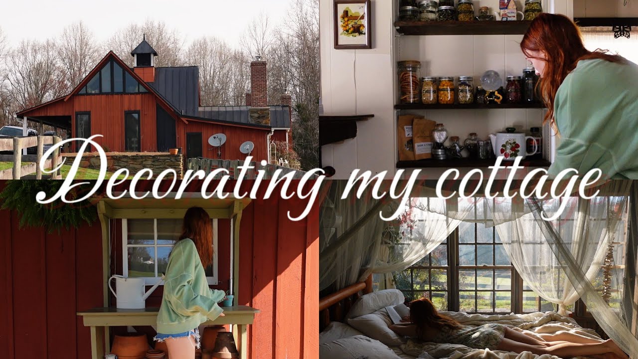 Barn cottage makeover series | A cozy day of decorating🪴🫖🧚🏻