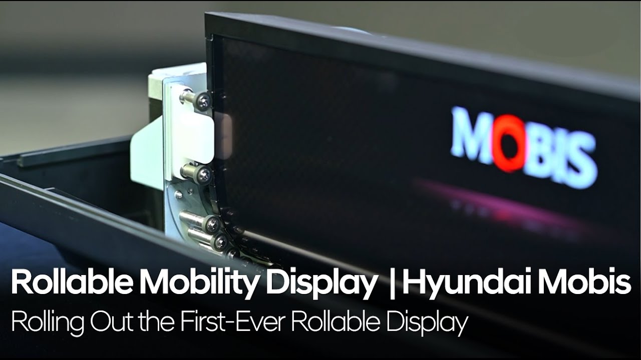 &lsquo;Rolling Out&rsquo; the First-Ever Rollable Mobility Display | Hyundai Mobis