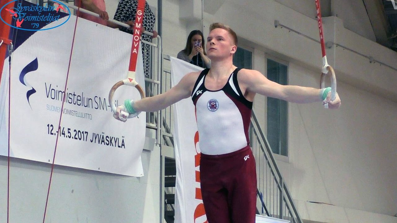 Voimistelun SM 2017 - Renkaiden kolme parasta telinefinaaleissa