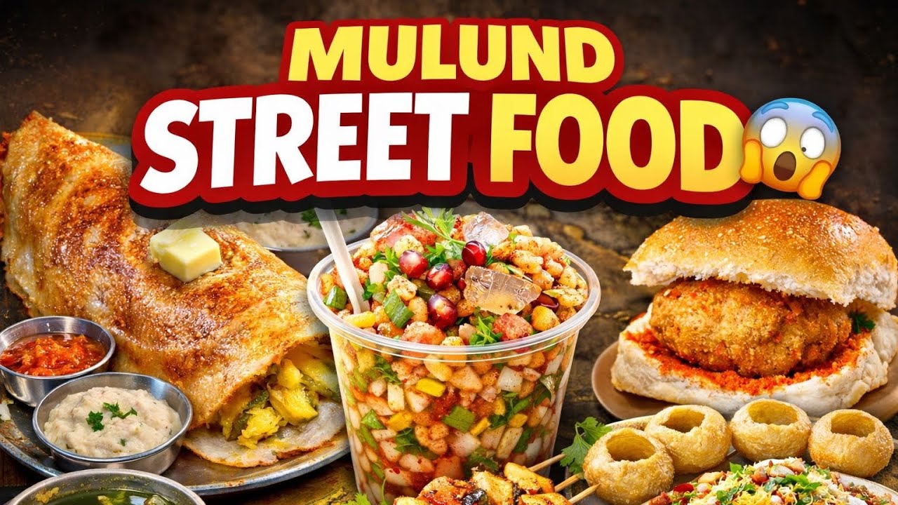 Mulund Street Food 😱 | Benne Masala Dosa, Iced Bhel, Vadapav & More 🤤