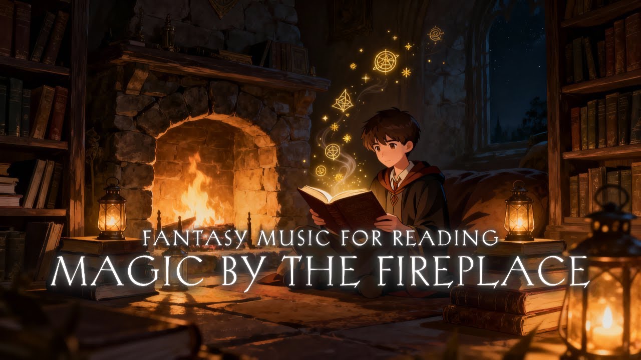 Fantasy Music for Study & Relaxation | Cast A Magic Spell by the Fireplace 🌙