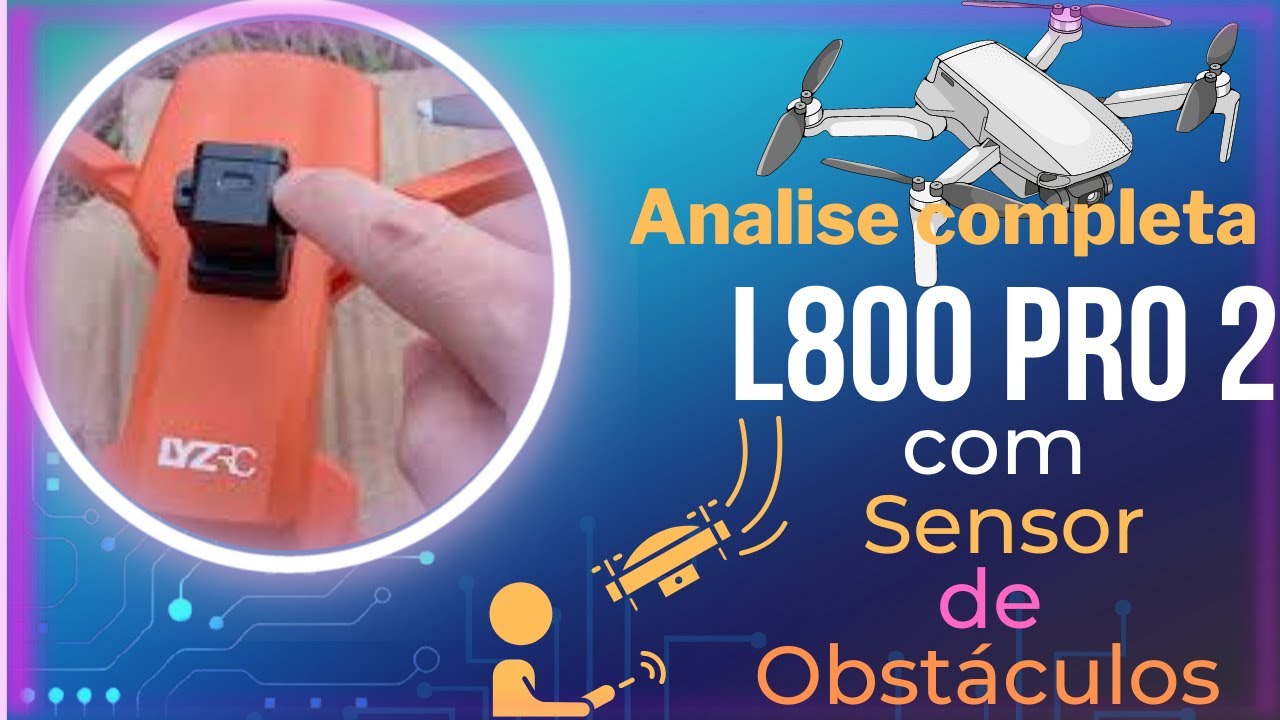 Análise completa do Drone L800 Pro 2 + Imagens aéreas!