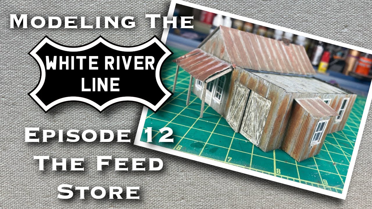 Scratch building a Corrugated Metal Building for a Model Railroad