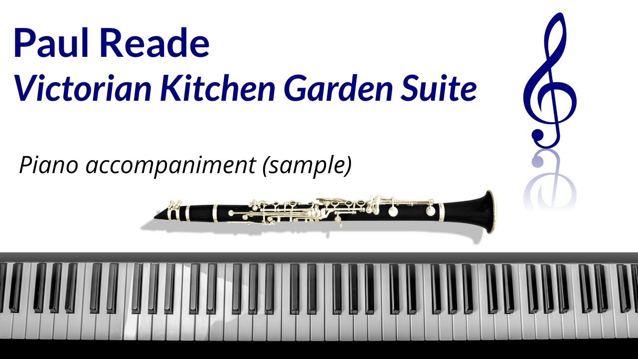 Reade Victorian Kitchen Garden Suite - piano accompaniment backing tracks (sample/demo)